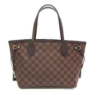 LOUIS VUITTON Brown Damier Neverfull PM Tote Bag